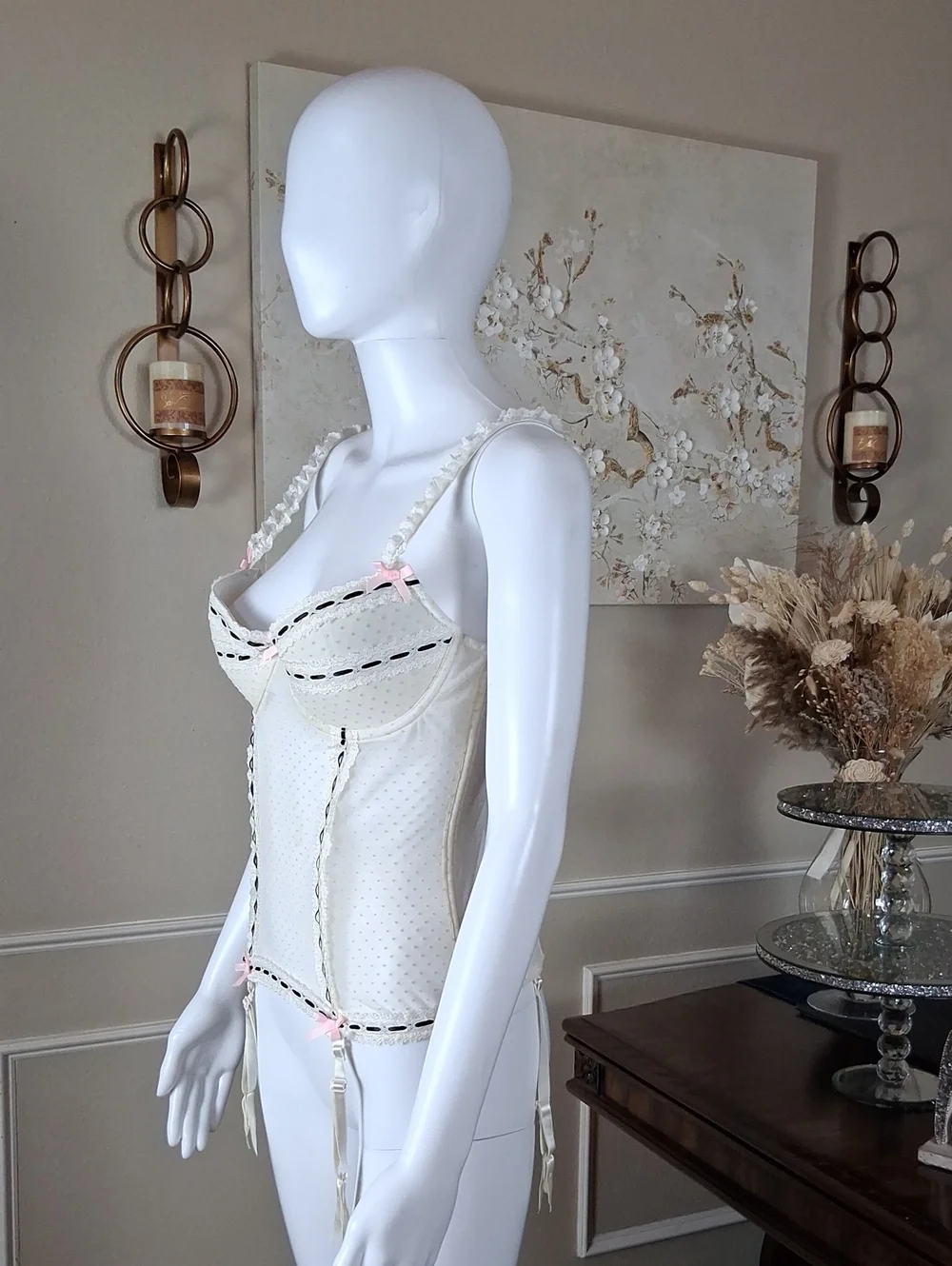 Victoria's Secret Sexy Little Things Garter Bustier Corset Top Sexy Lingerie 36C